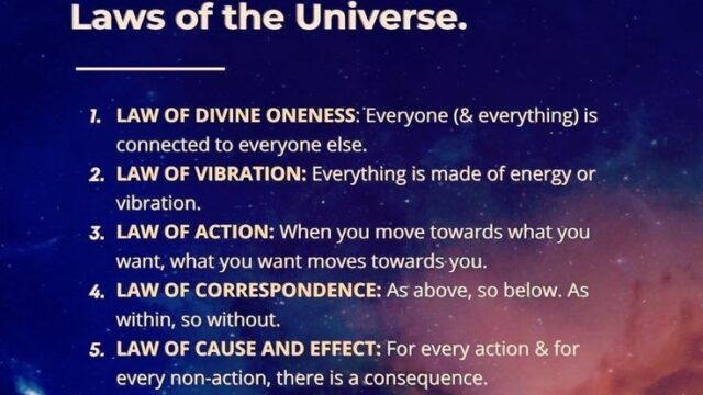 What are the laws of the universe