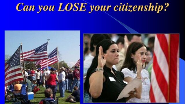 Can you lose your citizenship for breaking the law