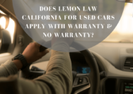 Does lemon law apply to used cars