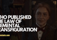 Who published the law of elemental transfiguration