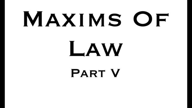 A selection of maxims of law free pdf download