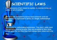 Can scientific laws be challenged